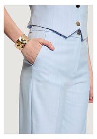 Morgan Spodnie materiałowe 261-PTYA.F Niebieski jasny Regular Fit. Kolor: niebieski. Materiał: syntetyk #4