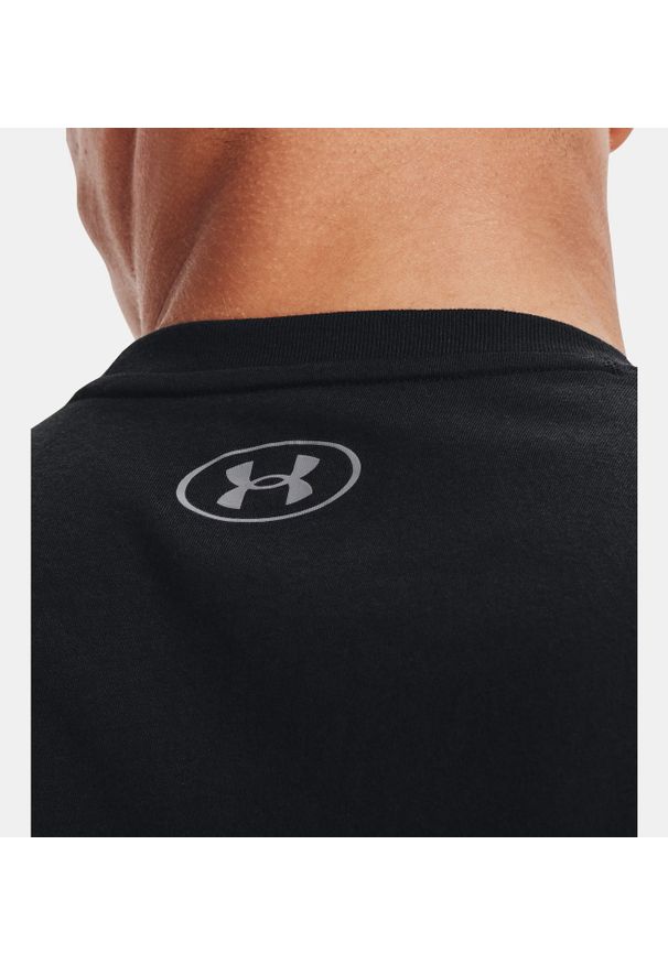Under Armour - UNDER ARMOUR UA SPORTSTYLE LC SS Koszulka męska treningowa. Kolor: czarny. Materiał: tkanina, materiał. Sezon: lato. Sport: fitness
