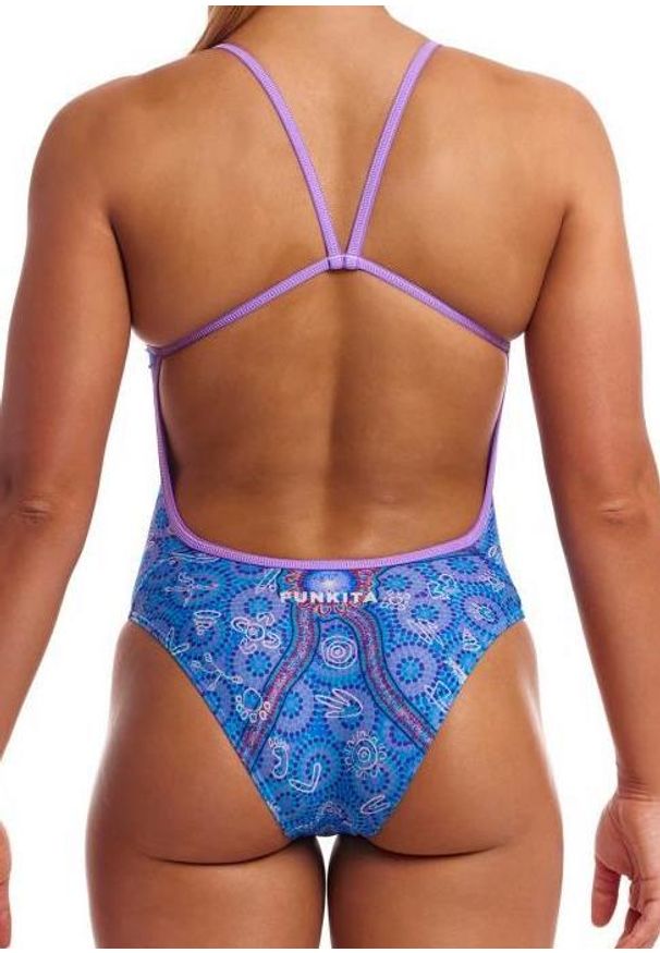 FUNKITA - Strój do pływania Funkita Sea Dreams - Single Strength. Kolor: niebieski
