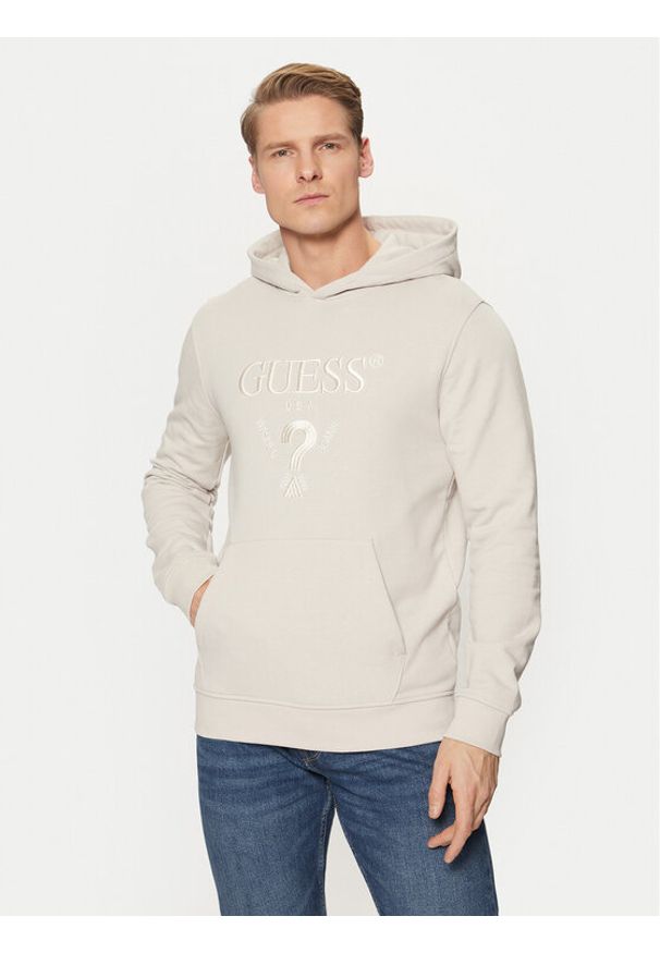 Guess Bluza M5RQ36 KCN01 Szary Regular Fit. Kolor: szary. Materiał: bawełna