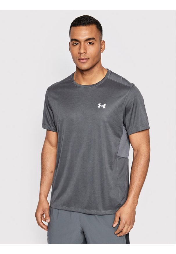 Under Armour T-Shirt Speed Strike 1369743 Szary Loose Fit. Kolor: szary. Materiał: syntetyk