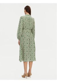 Weekend Max Mara Sukienka koszulowa Wales 2515221122 Zielony Regular Fit. Kolor: zielony. Materiał: jedwab. Typ sukienki: koszulowe