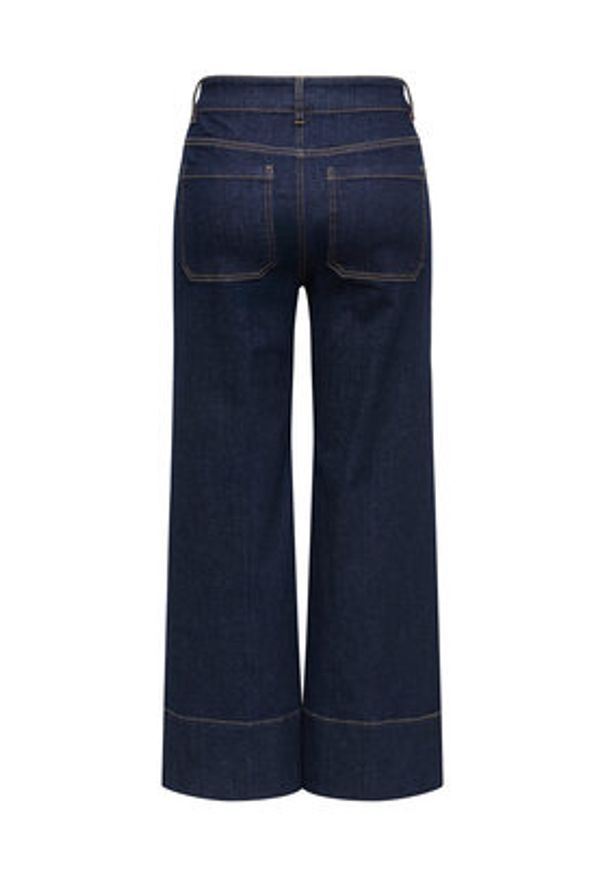 only - ONLY Jeansy Onlmadison 15370485 Niebieski Wide Leg. Kolor: niebieski