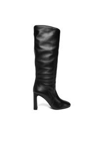 Stuart Weitzman Kozaki Babette Turbo SL545 Czarny. Kolor: czarny. Materiał: skóra