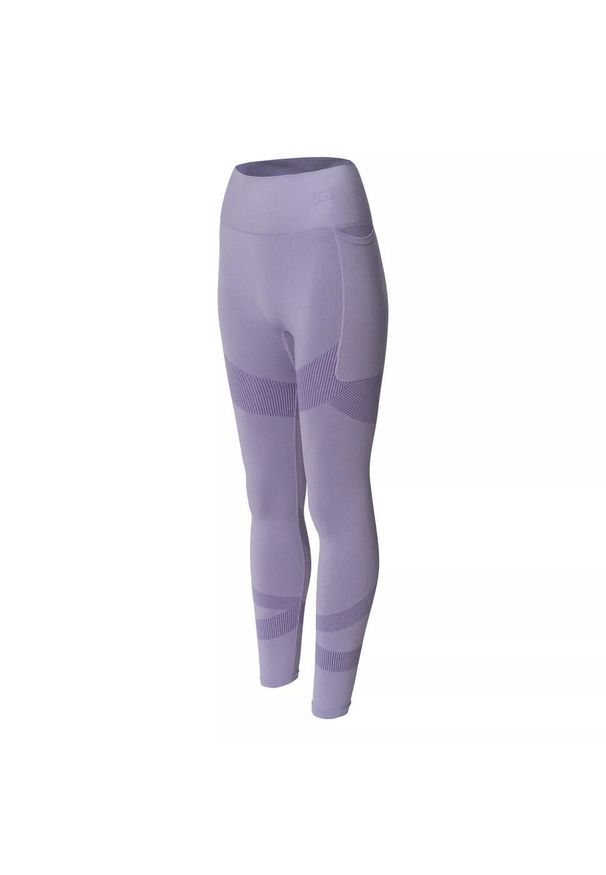 Damskie legginsy IQ Cross The Line Ingel. Kolor: fioletowy. Sport: fitness