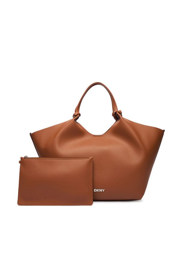 Torebka DKNY. Kolor: brązowy