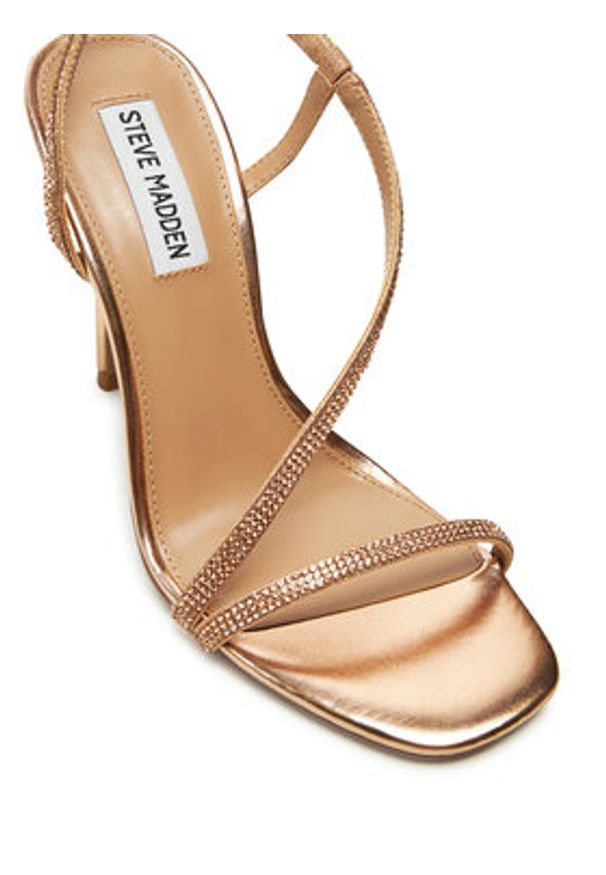 Steve Madden Sandały Novelize-R SM11002569 Złoty. Kolor: złoty. Materiał: skóra