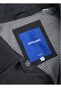 Jack & Jones Płaszcz przejściowy Pilo 12260472 Czarny Regular Fit. Kolor: czarny. Materiał: syntetyk