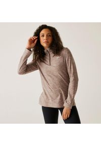 Regatta - Damski polar Sweethart Marl z zamkiem błyskawicznym do połowy. Kolor: brązowy. Materiał: polar. Sport: turystyka piesza #1