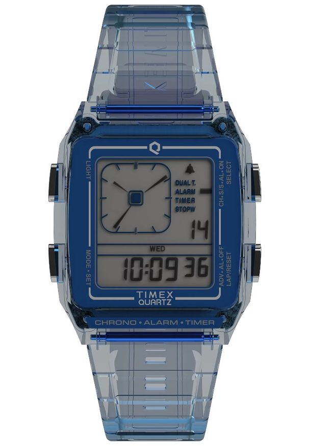 Zegarek Męski TIMEX Timex Q Timex LCA Transparent TW2W45100