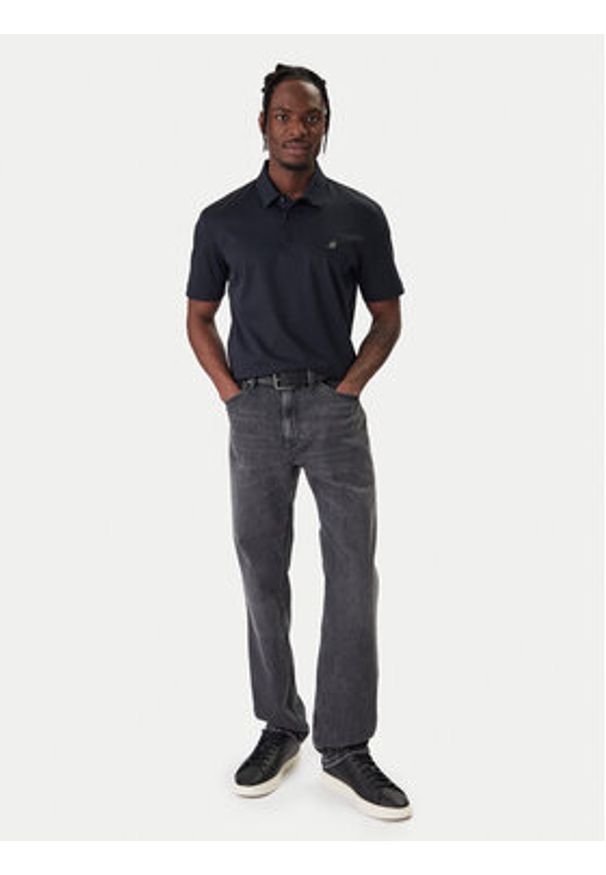 BOSS Polo Parris 01 50555829 Granatowy Regular Fit. Typ kołnierza: polo. Kolor: niebieski. Materiał: bawełna