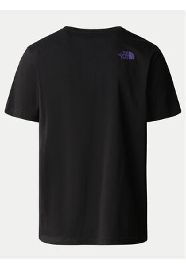 The North Face T-Shirt Rust 2 NF0A87NW Czarny Regular Fit. Kolor: czarny. Materiał: bawełna