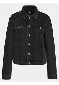 Tommy Jeans Kurtka jeansowa DW0DW17210 Czarny Regular Fit. Kolor: czarny. Materiał: bawełna #5