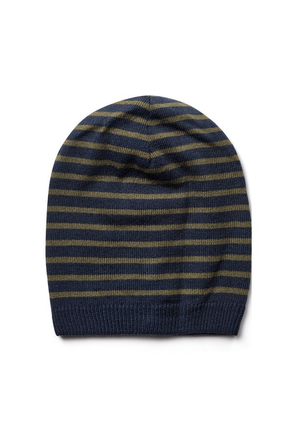 Czapka Dziecięca Zimowa LEGO Aris 615 Granatowa. Kolor: niebieski. Materiał: akryl. Wzór: paski. Sezon: zima