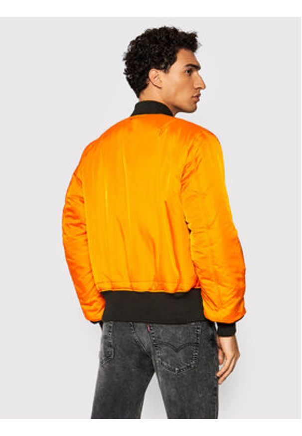 Alpha Industries Kurtka bomber Ma-1 100101 Czarny Regular Fit. Kolor: czarny. Materiał: syntetyk