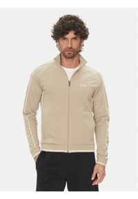 BOSS Bluza 50540792 Beżowy Regular Fit. Kolor: beżowy. Materiał: bawełna