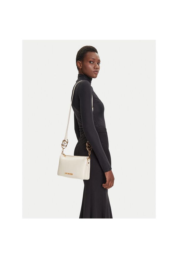 Love Moschino - Torebka LOVE MOSCHINO. Kolor: kremowy