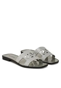 Karl Lagerfeld - KARL LAGERFELD Klapki Skoot II KL80402 Srebrny. Kolor: srebrny. Materiał: skóra #6
