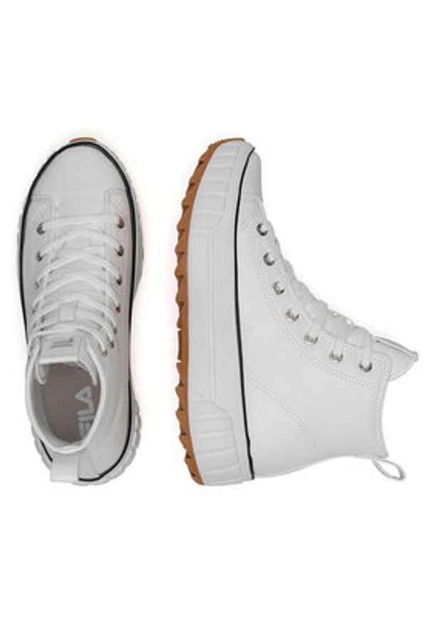 Fila Trampki BLOCKSTER FFW0503-10004 Biały. Kolor: biały. Materiał: materiał