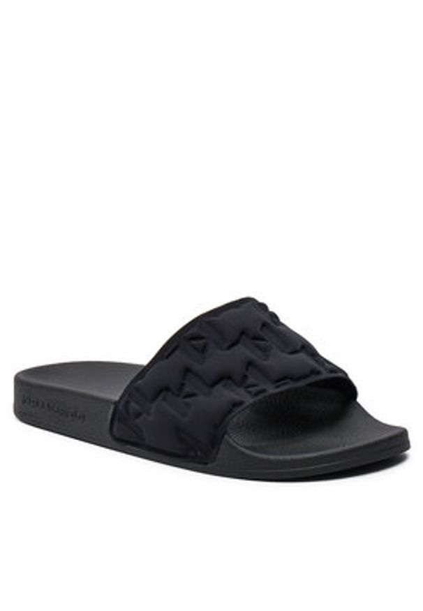 Karl Lagerfeld - KARL LAGERFELD Klapki KL80949 Czarny. Kolor: czarny. Materiał: materiał