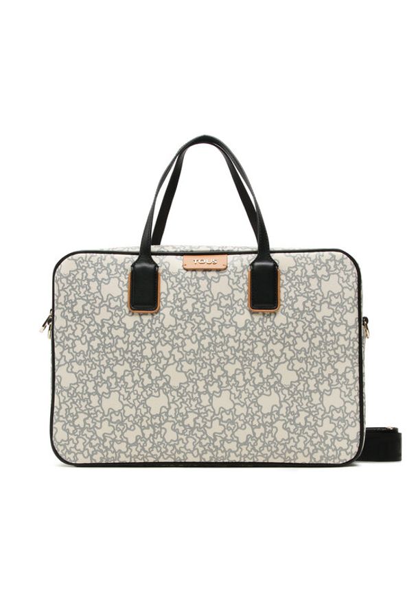 Tous - TOUS Torba na laptopa Maletin K Mini 2001028443 Beżowy. Kolor: beżowy. Materiał: skóra