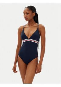 TOMMY HILFIGER - Tommy Hilfiger Strój kąpielowy UW0UW05847 Granatowy. Kolor: niebieski. Materiał: syntetyk