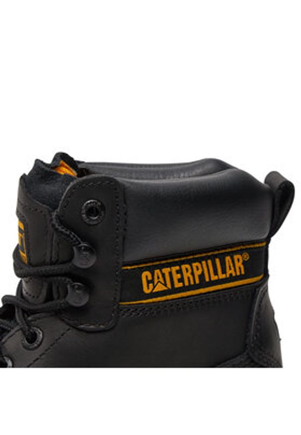 CAT Footwear Trapery Holton St P708030 Czarny. Kolor: czarny. Materiał: skóra