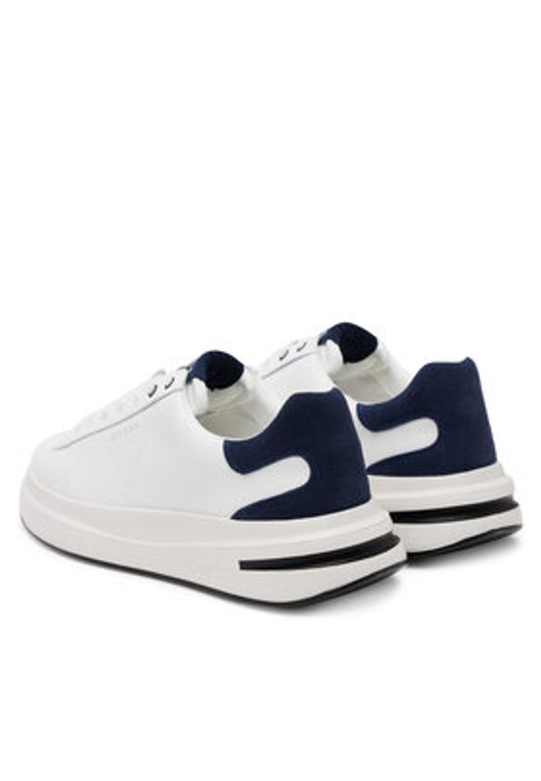 Guess Sneakersy FMTLBA LEL12 Biały. Kolor: biały. Materiał: skóra