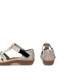 Rieker Sandały M1650-60 Beżowy. Kolor: beżowy. Materiał: syntetyk #3