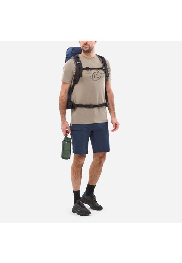 Spodenki trekkingowe męskie Millet Ubic Stretch Short M regular fit. Kolor: niebieski