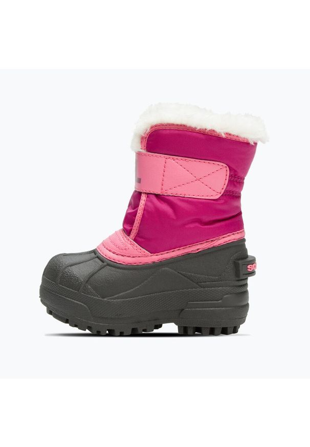 sorel - Śniegowce juniorskie Sorel Snow Commander. Kolor: wielokolorowy, różowy, czarny