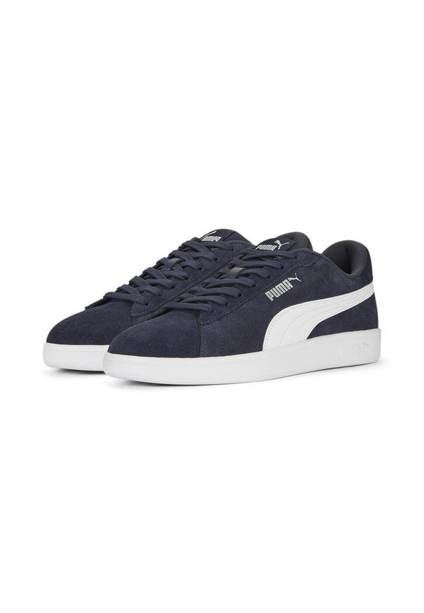 Puma - Buty do chodzenia męskie PUMA Smash 3.0. Kolor: biały, wielokolorowy, niebieski. Sport: turystyka piesza