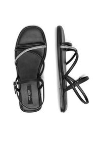 Nine West Sandały 123AL1740-1 Czarny. Kolor: czarny. Materiał: syntetyk, skóra #7