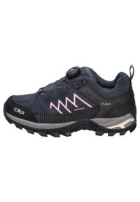 Buty sportowe trekkingowe damskie CMP Rigel. Kolor: czarny, różowy, wielokolorowy. Materiał: tworzywo sztuczne, materiał, skóra. Szerokość cholewki: normalna. Styl: sportowy