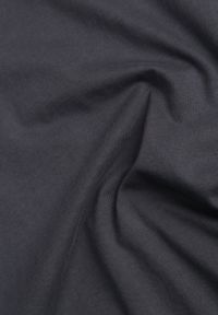 Born2be - Ciemnoszara Gładka Koszulka T-shirt z Bawełny o Prostym Kroju Sarusa. Okazja: na co dzień, na randkę. Kolor: szary. Materiał: bawełna. Wzór: gładki. Styl: casual, klasyczny #3