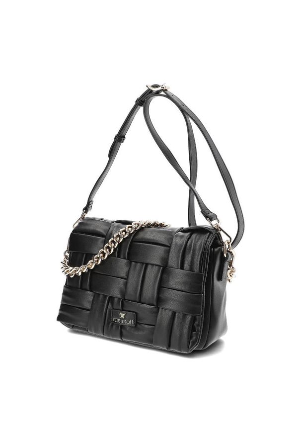 Czarna Torebka Damska Stylowa Listonoszka Pepe Moll. Kolor: czarny. Styl: elegancki