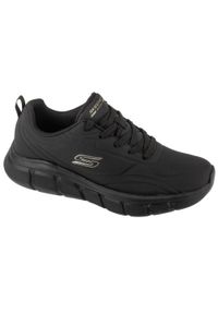 skechers - Buty sportowe Sneakersy męskie, Bobs B Flex - Arctic Edge. Kolor: czarny. Sport: turystyka piesza