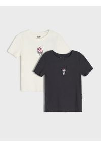 Sinsay - Koszulki 2 pack Hello Kitty - wielobarwny. Wzór: motyw z bajki