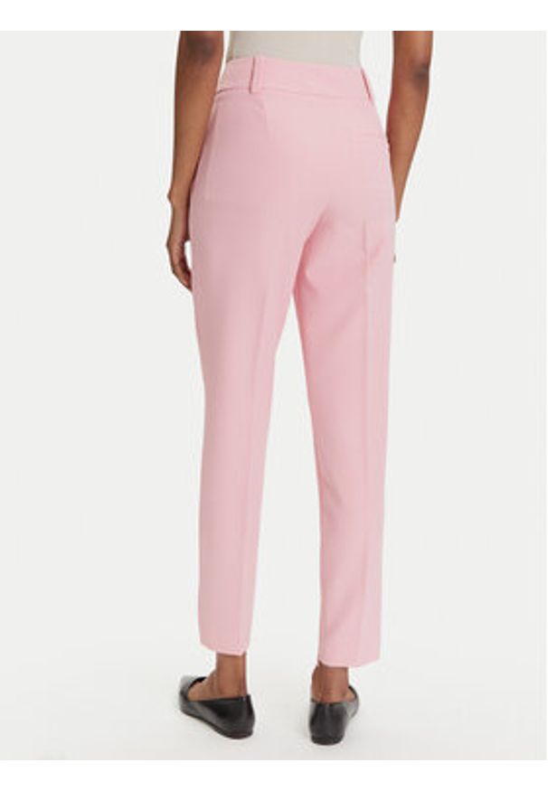 Hugo - HUGO Spodnie materiałowe Hedima-1 50544742 Różowy Slim Fit. Kolor: różowy. Materiał: syntetyk