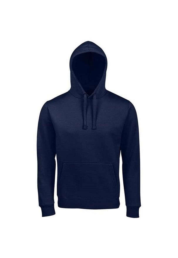SOL'S - Męska Bluza Z Kapturem Spencer. Typ kołnierza: kaptur. Kolor: niebieski