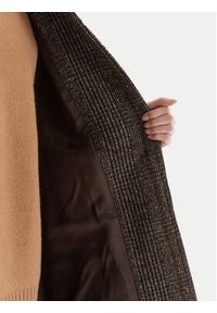 Weekend Max Mara Płaszcz wełniany Pitone 2525016112 Brązowy Regular Fit. Kolor: brązowy. Materiał: wełna #5
