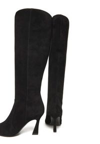 Stuart Weitzman Kozaki Vinnie Zip SM588 Czarny. Kolor: czarny. Materiał: skóra, zamsz #6