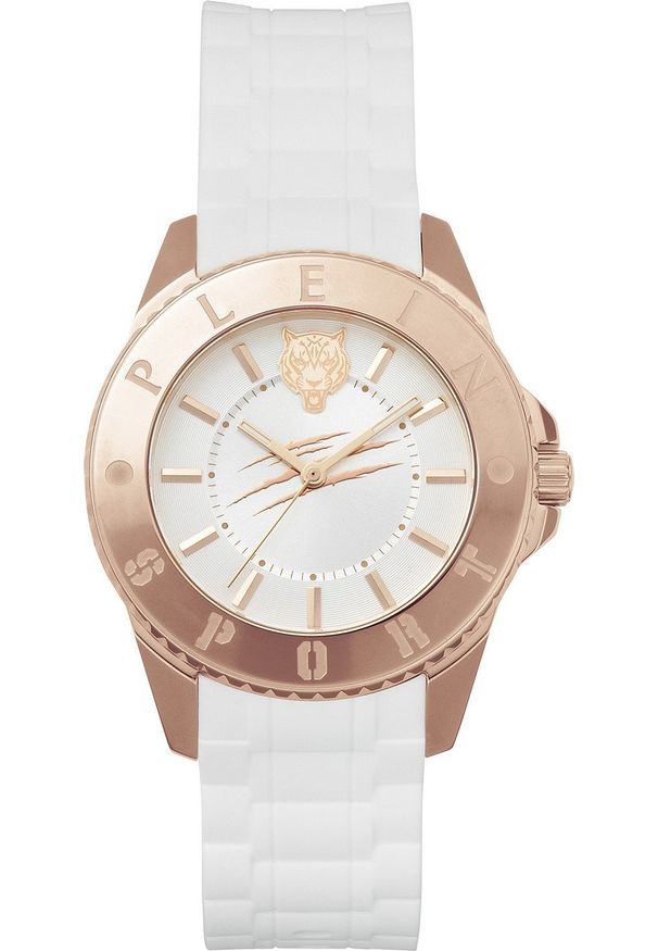 Zegarek Plein Sport Zegarek damski Plein Sport PSKBA0423 biały. Kolor: biały. Styl: sportowy