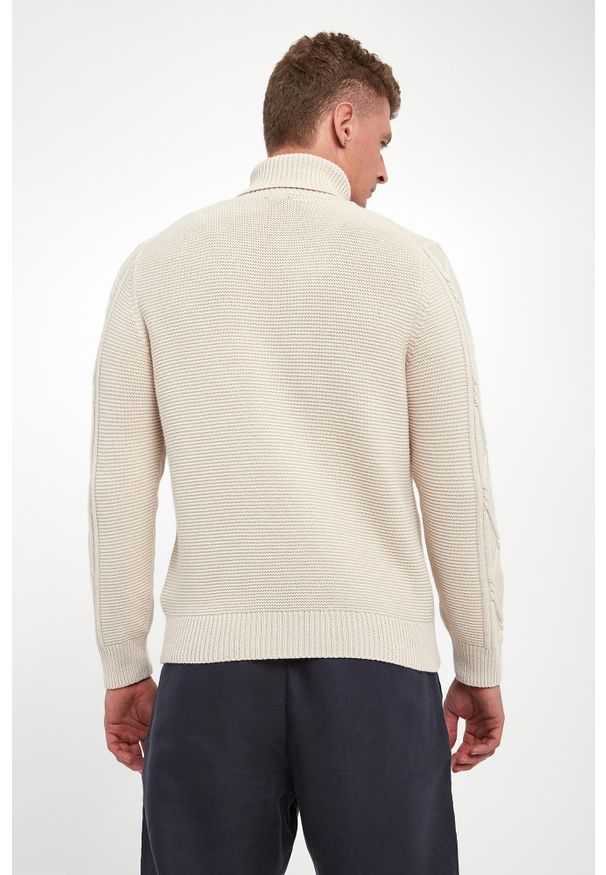 Golf męski z wełną Liono JOOP!. Typ kołnierza: golf. Materiał: wełna