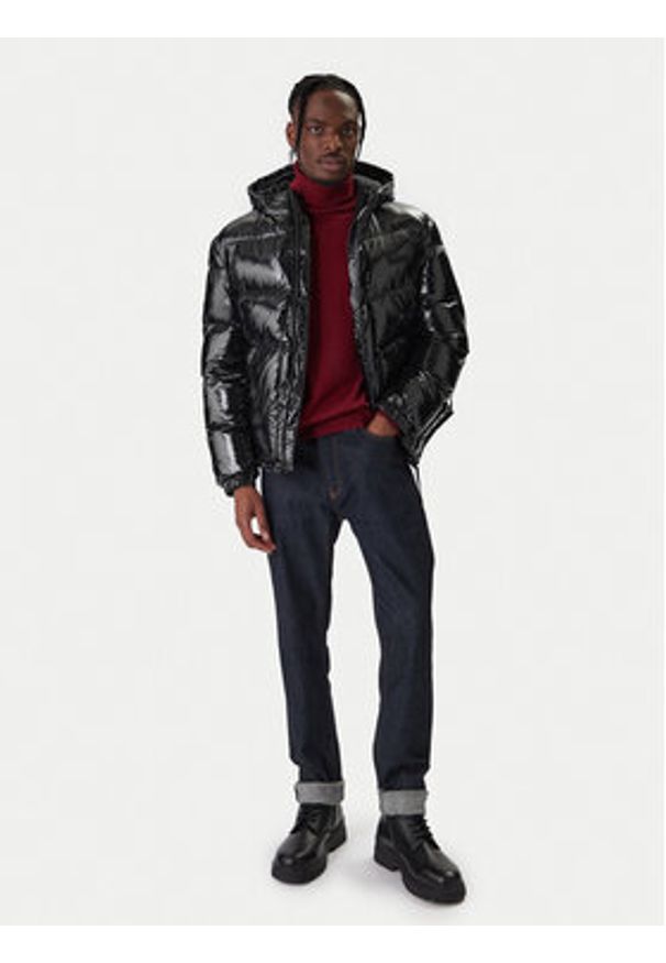 Hugo - HUGO Kurtka zimowa Baro2541 50549355 Czarny Regular Fit. Kolor: czarny. Materiał: syntetyk. Sezon: zima
