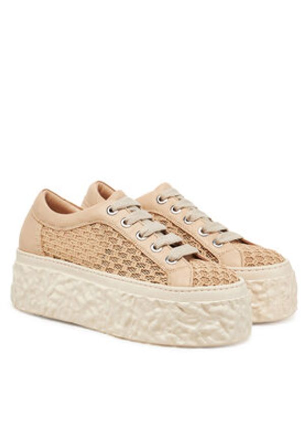AGL Sneakersy Magma Mesh D776007PGKA231G492 Brązowy. Kolor: brązowy. Materiał: materiał