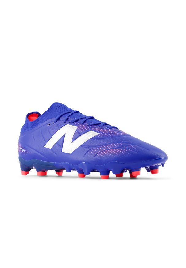 Korki męskie New Balance TEKELA TEAM FG V5 ST3FMP5 - niebieskie. Kolor: żółty. Materiał: materiał, syntetyk. Szerokość cholewki: normalna. Sport: piłka nożna