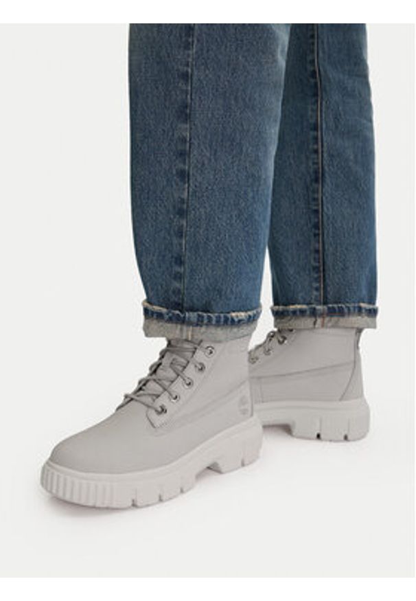 Timberland Trapery TB0A5RPR0321 Biały. Kolor: biały. Materiał: skóra