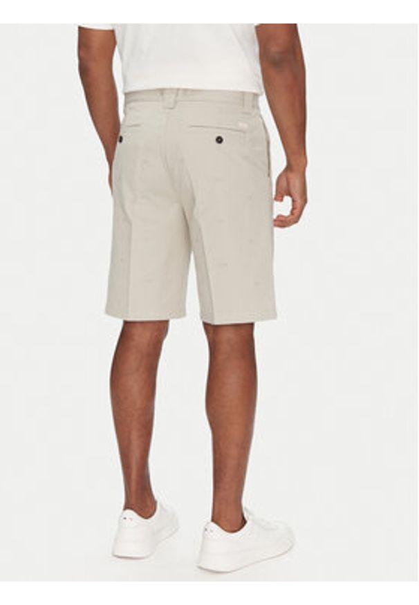 BOSS Szorty materiałowe Chino-Straight-S 50539161 Beżowy Regular Fit. Kolor: beżowy. Materiał: bawełna