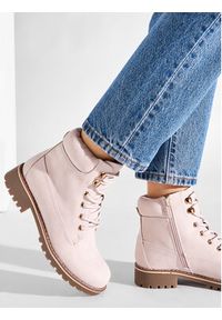 Jenny Fairy Trapery WS722-28G Różowy. Kolor: różowy. Materiał: skóra #7